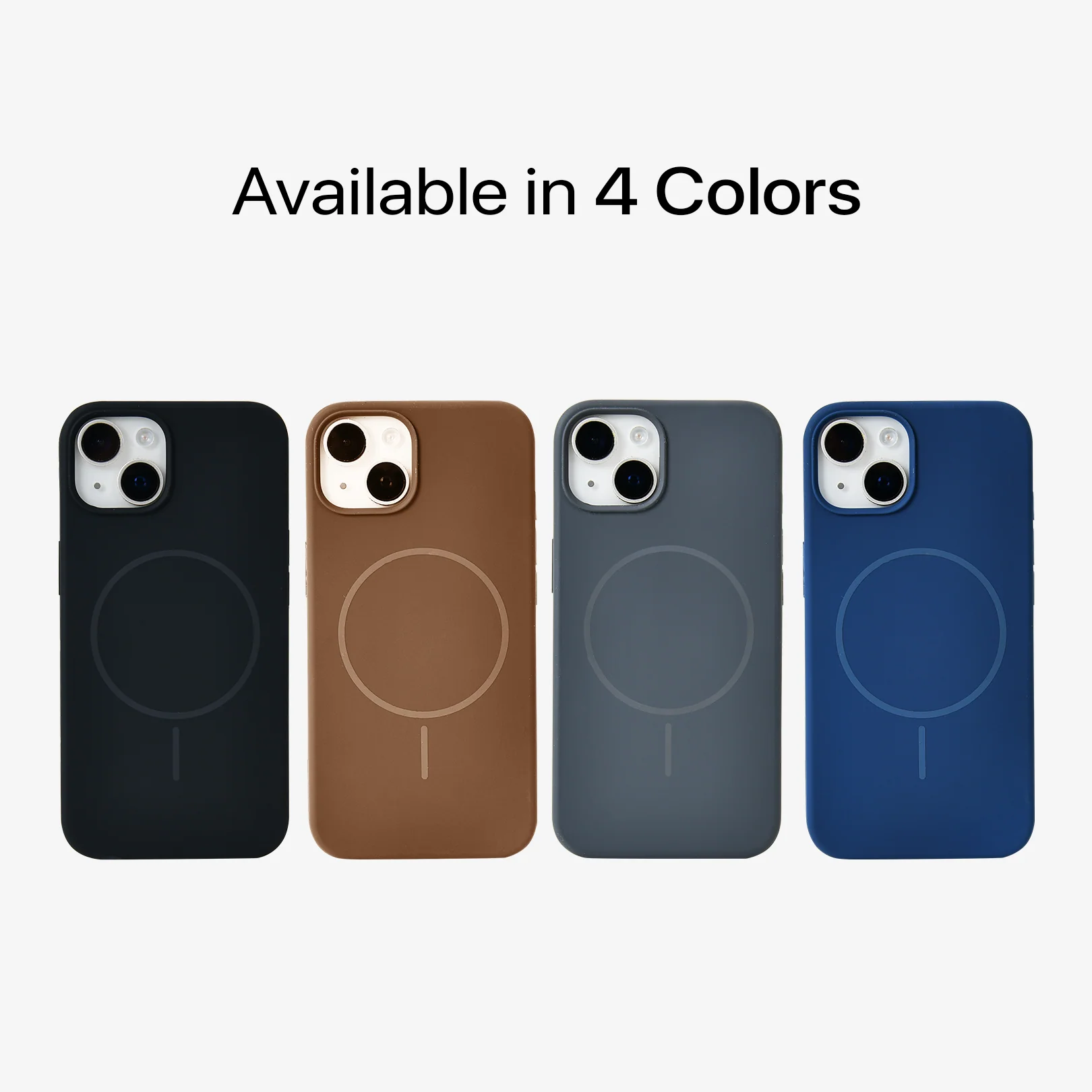 Anti Dust MagSafe Silicone Case - IPhone 13 ( Brown) - Image 5