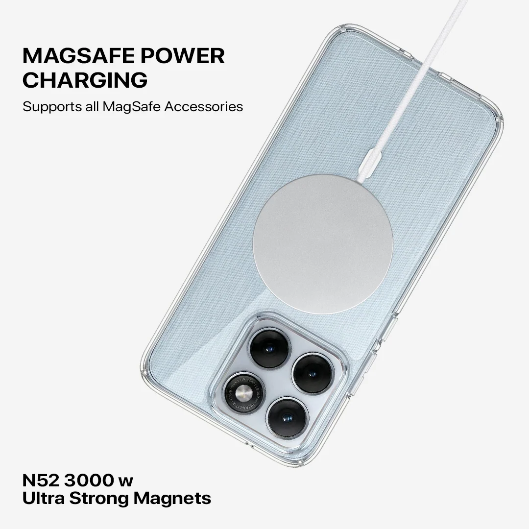 Anti Yellow Magsafe Clear Case - Motorola Edge 70 Fusion - Image 4