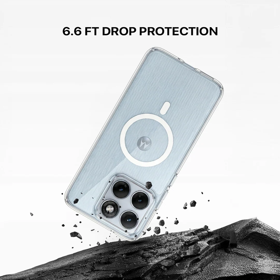 Anti Yellow Magsafe Clear Case - Motorola Edge 70 Fusion - Image 5