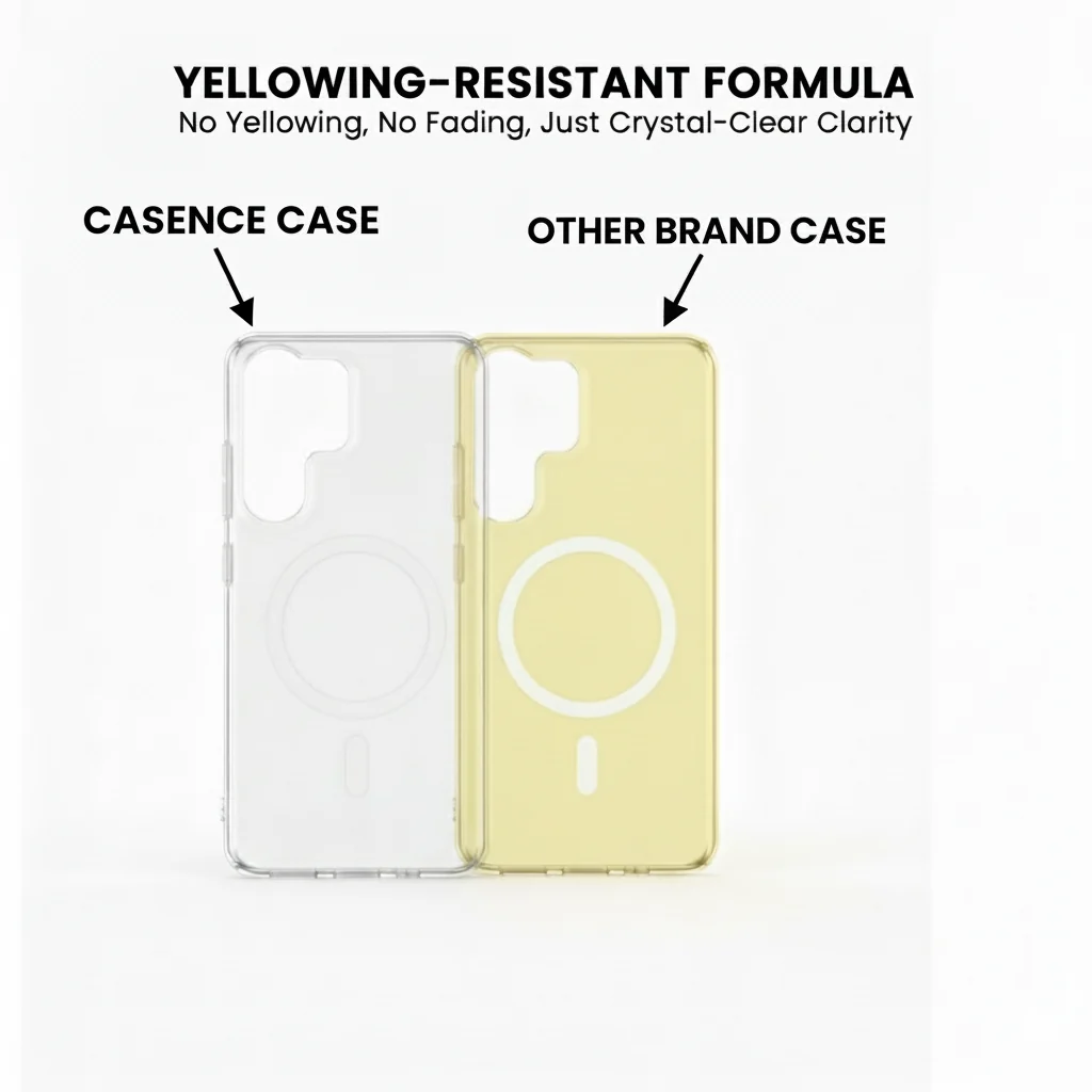 Anti Yellow Magsafe Clear Case Samsung - Galaxy A35 by Casence - Image 5