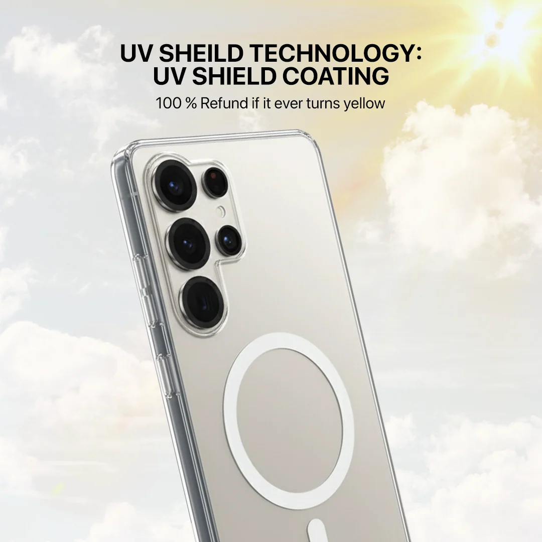 Anti Yellow Magsafe Clear Case Samsung - Galaxy S21 Ultra - Image 3