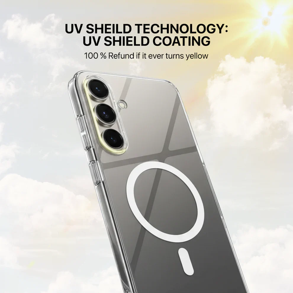 Anti Yellow Magsafe Clear Case Samsung - Galaxy S23 PLUS - Image 4