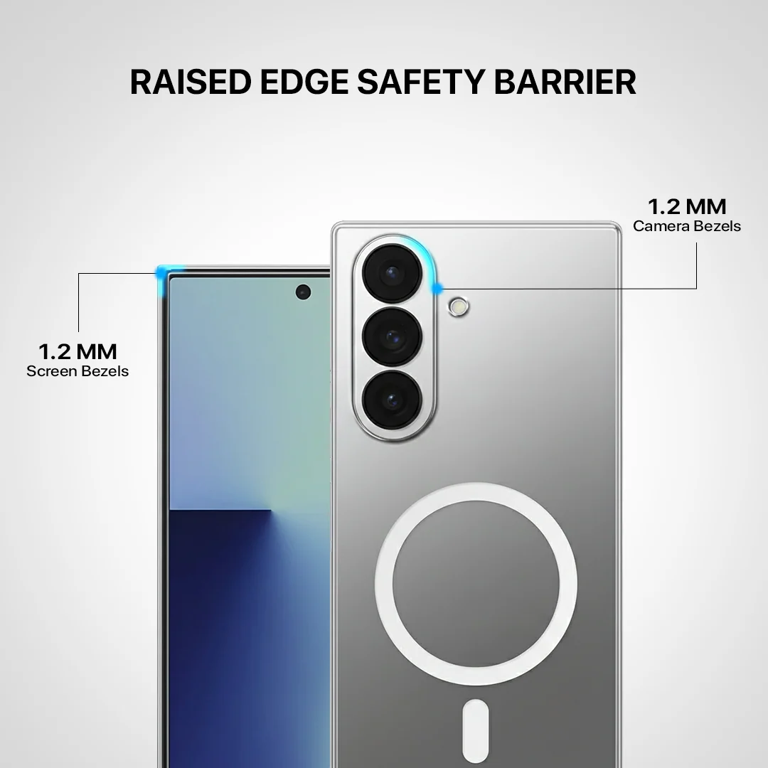 Anti Yellow Magsafe Clear Case Samsung - Galaxy Z FOLD 4 - Image 3