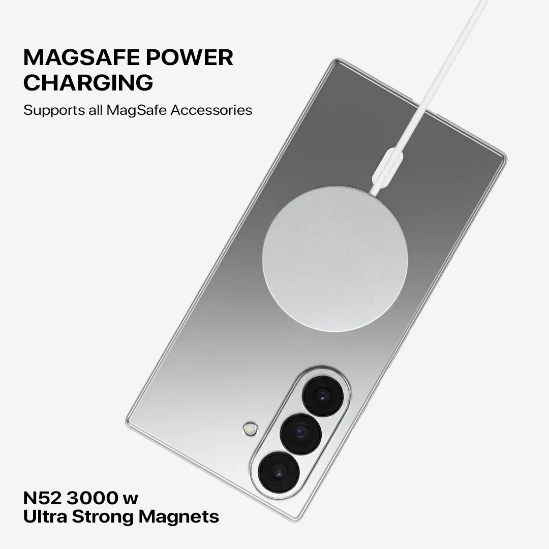 Anti Yellow Magsafe Clear Case Samsung - Galaxy Z FOLD 4 - Image 4