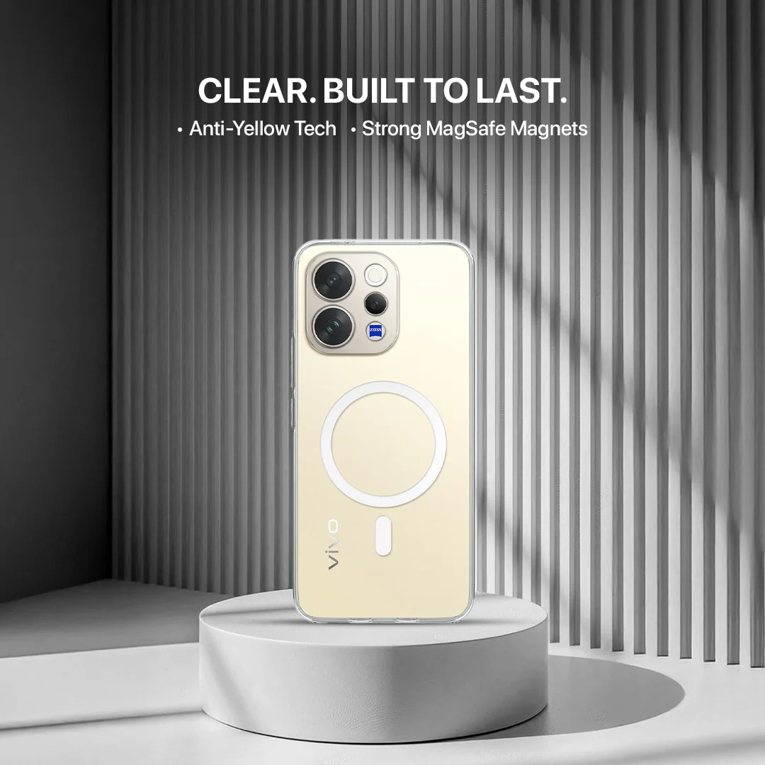 Anti Yellow Magsafe Clear Case - VIVO V70 - Image 6