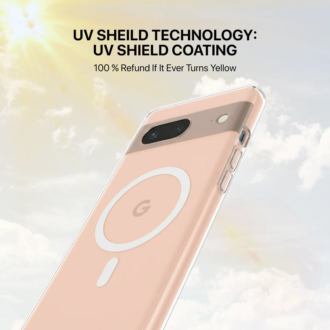 Anti Yellow Magsafe Clear Case - Google Pixel 8A - Image 3