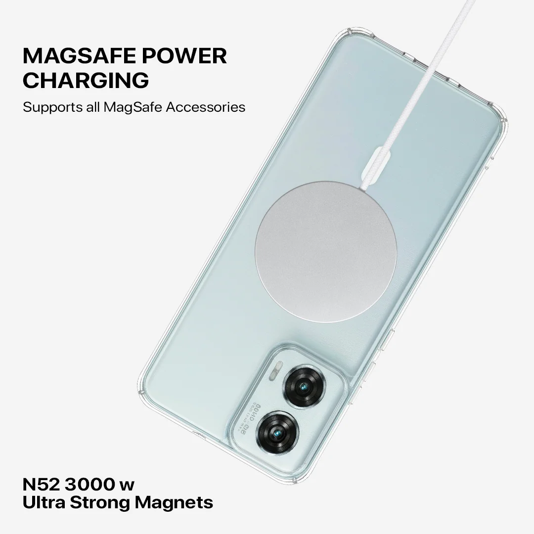 Anti Yellow Magsafe Clear Case - Motorola Edge 50 Fusion - Image 4