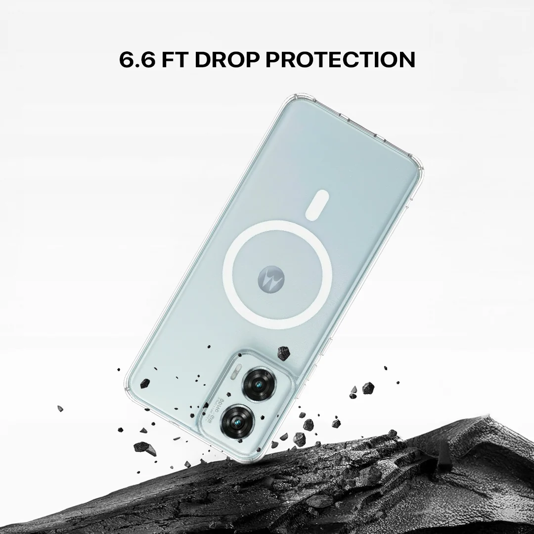 Anti Yellow Magsafe Clear Case - Motorola Edge 50 Fusion - Image 5