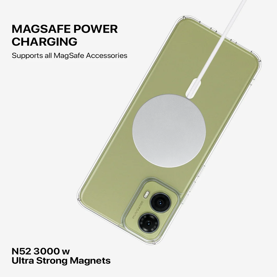 Anti Yellow Magsafe Clear Case - Motorola G85 - Image 4