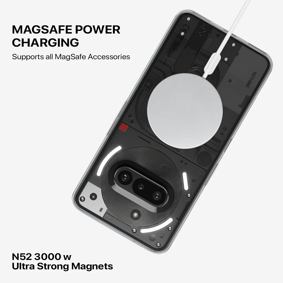 Anti Yellow Magsafe Clear Transparent Case - Nothing (PH 3A) - Image 4