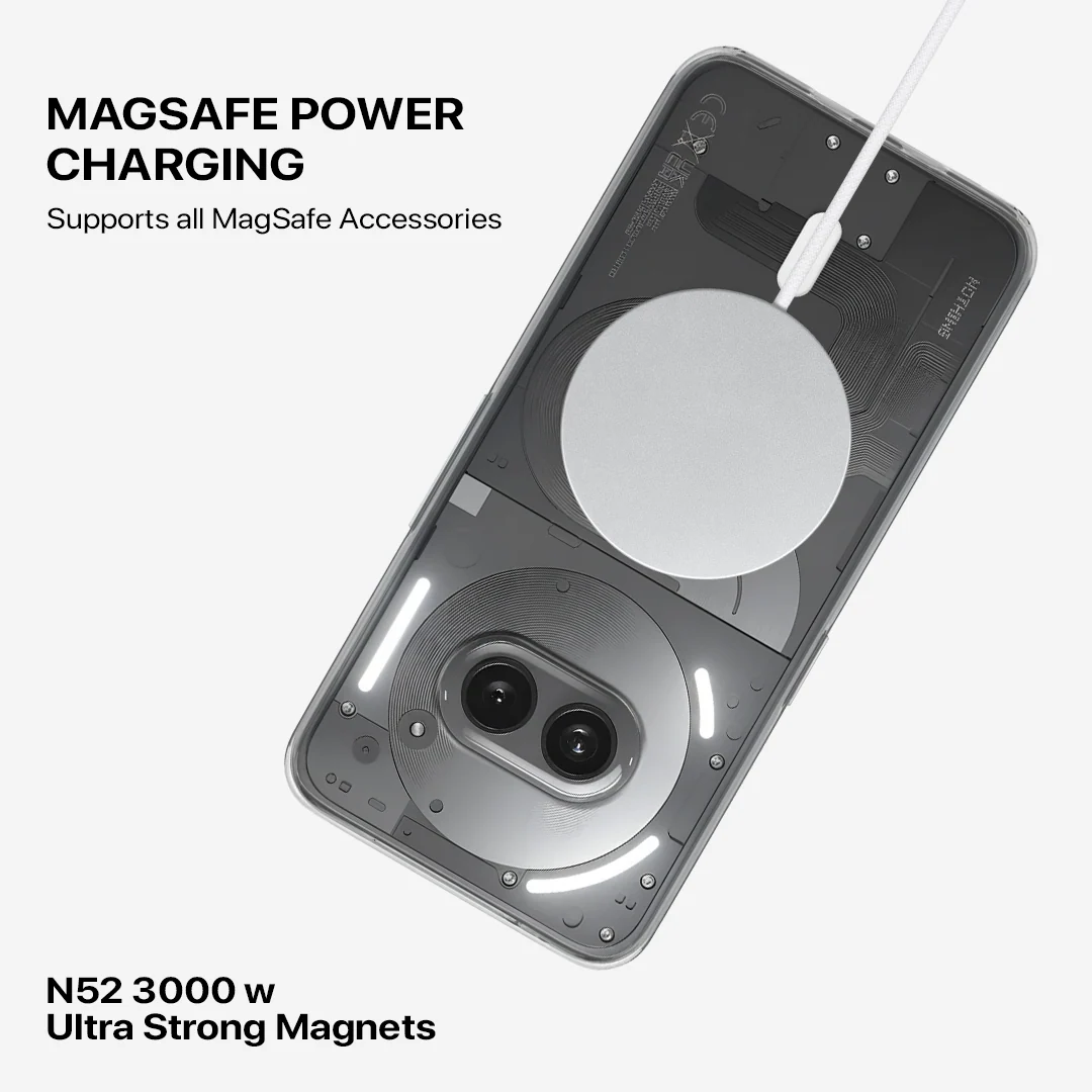 Anti Yellow Magsafe Clear Transparent Case - Nothing (PH 2A) - Image 4