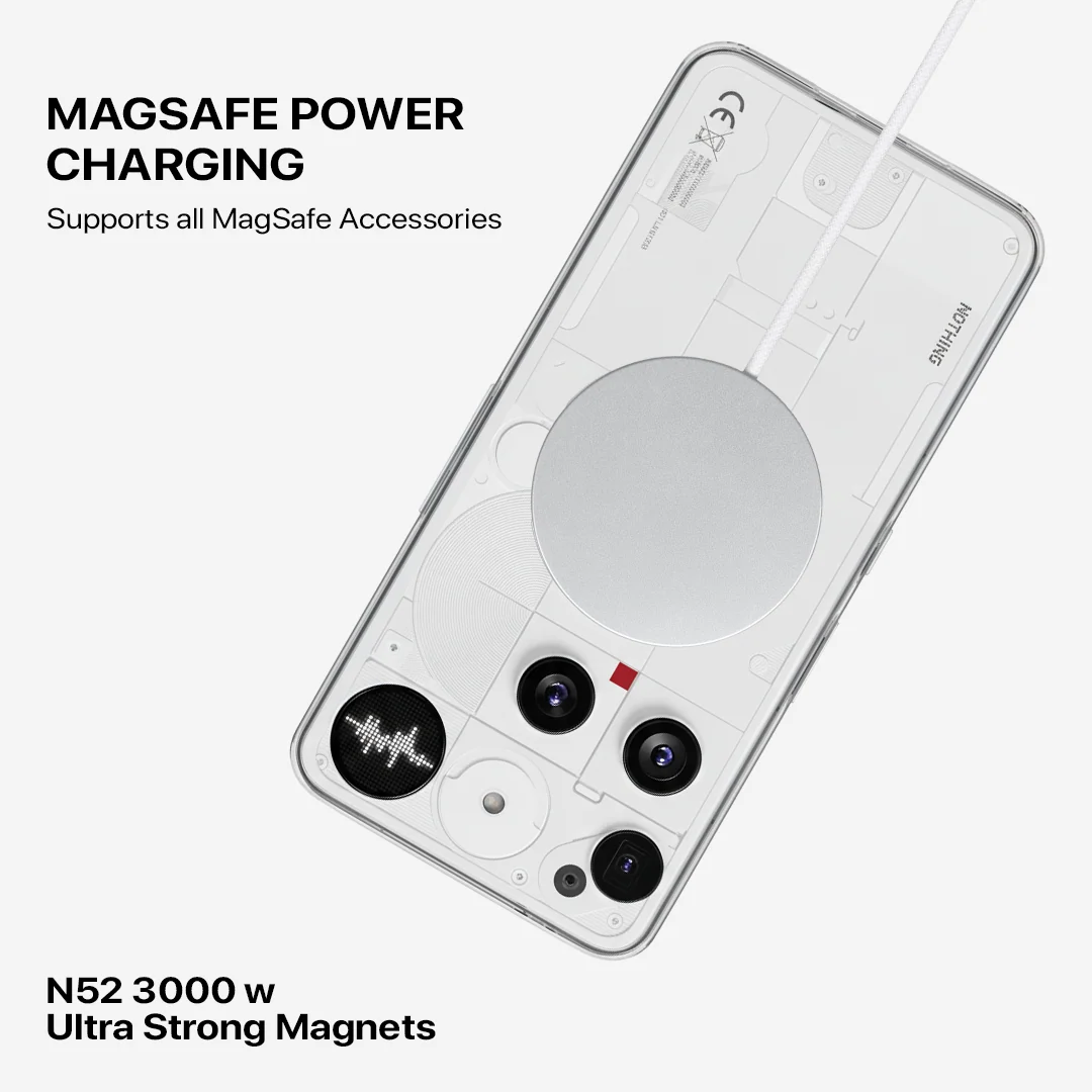 Anti Yellow Magsafe Clear Transparent Case - Nothing (PH 3) - Image 4