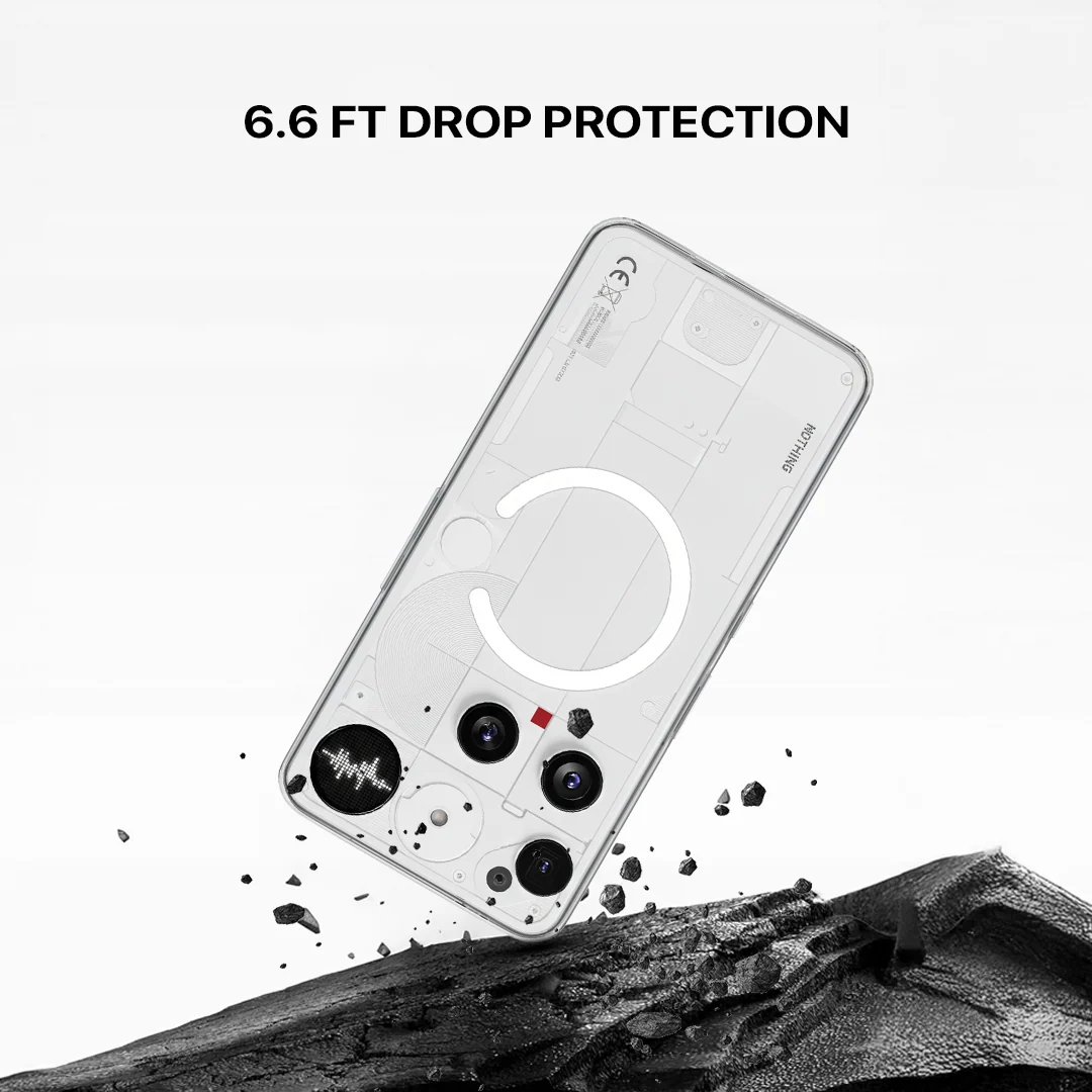 Anti Yellow Magsafe Clear Transparent Case - Nothing (PH 3) - Image 5