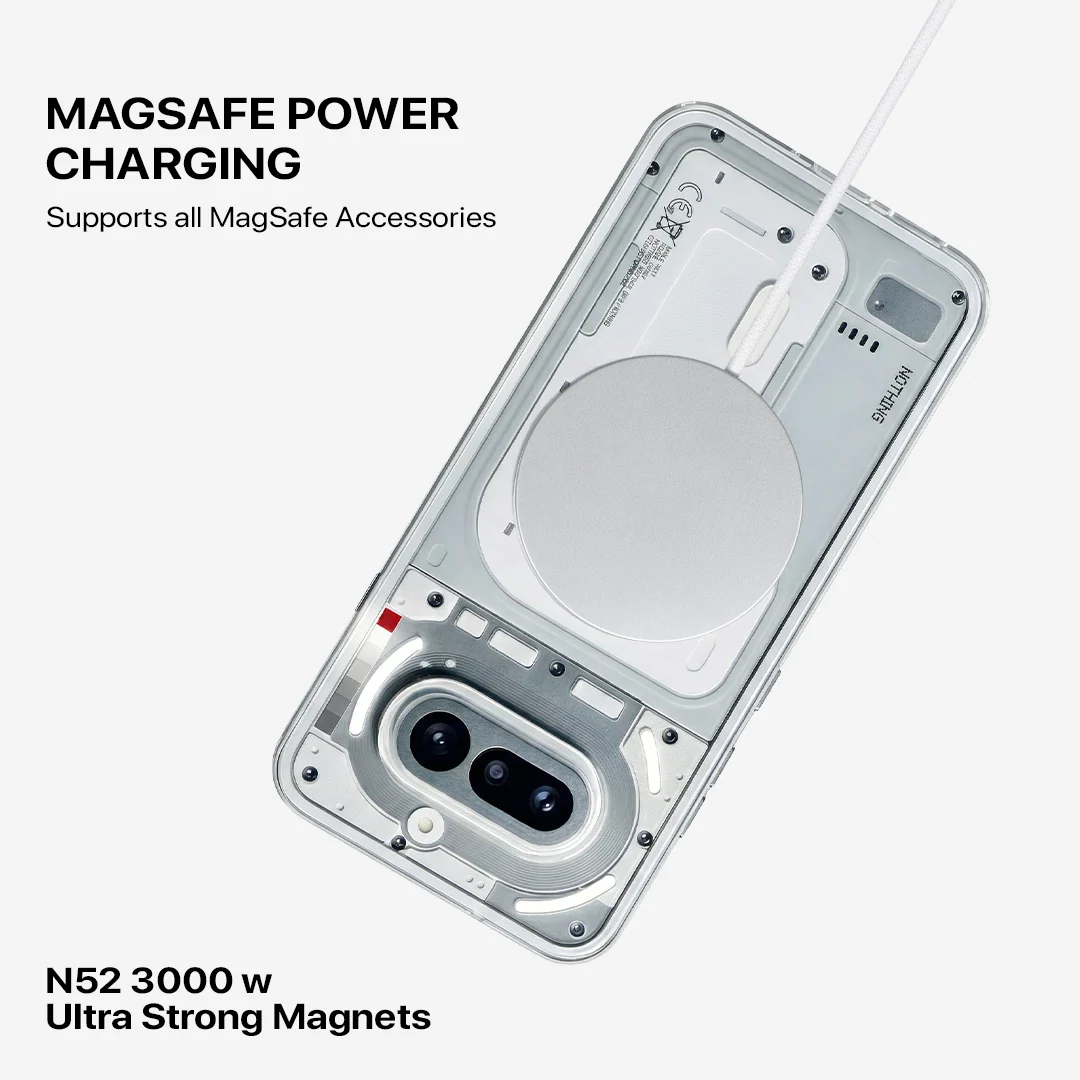 Anti Yellow Magsafe Clear Transparent Case - Nothing (PH 4A) - Image 4