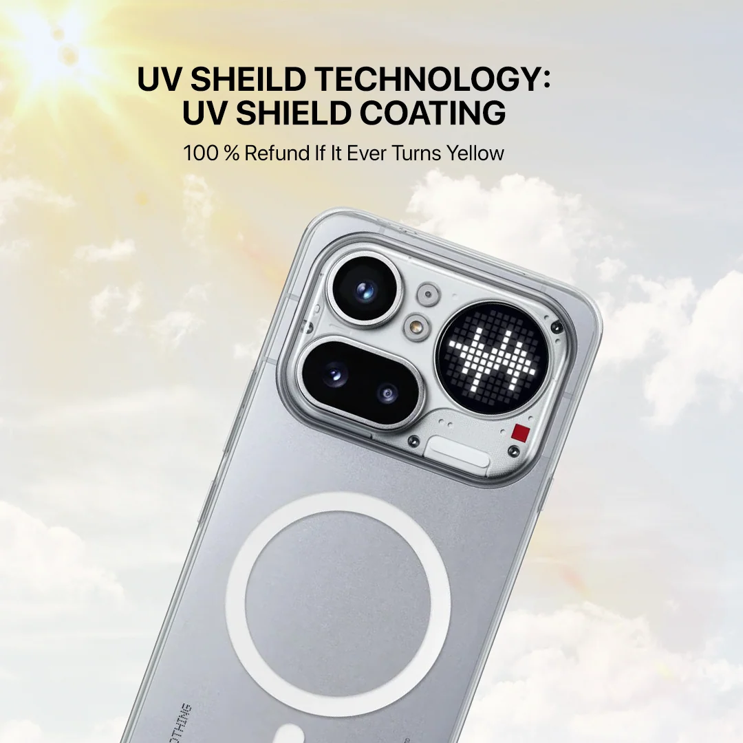 Anti Yellow Magsafe Clear Transparent Case - Nothing (PH 4A Pro) - Image 3