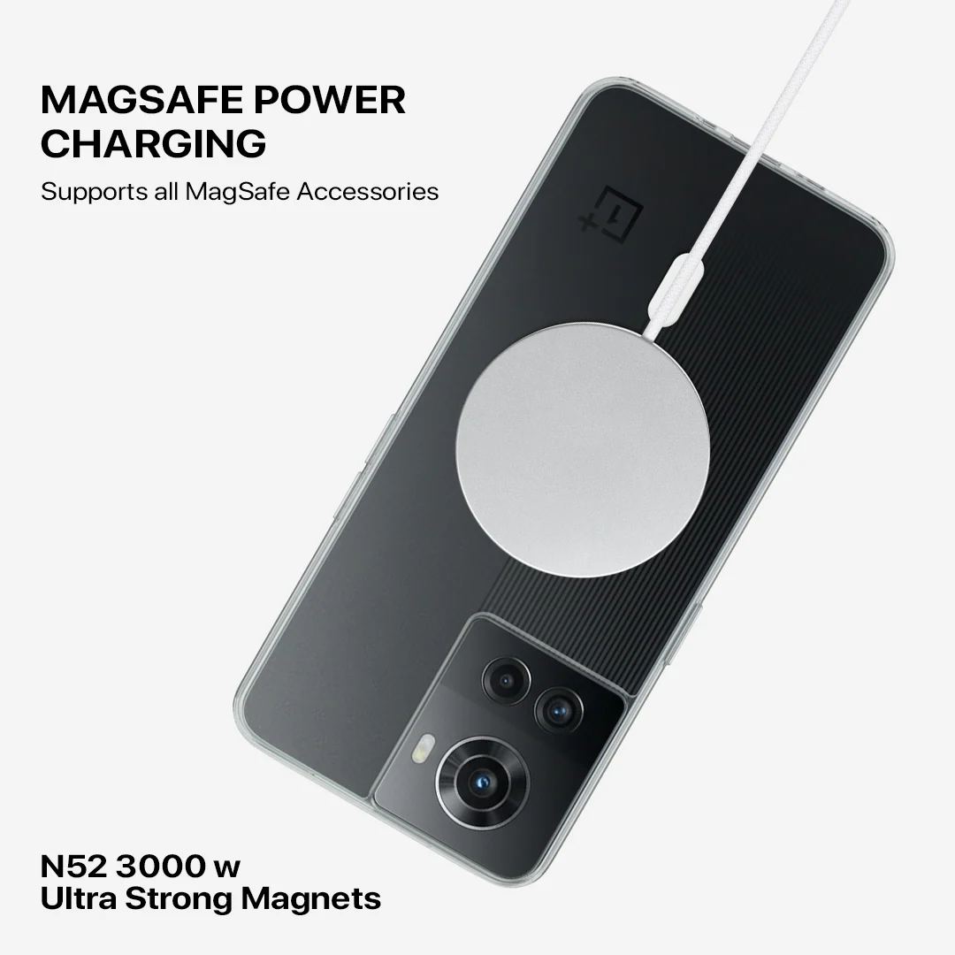 Anti Yellow Magsafe Clear Case - One Plus 10R - Image 4