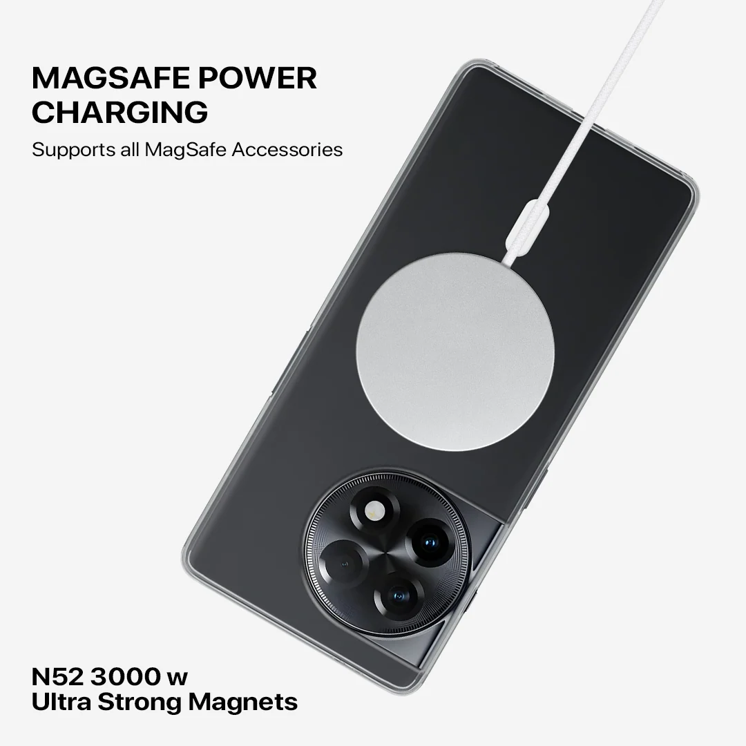 Anti Yellow Magsafe Clear Case - One Plus 12 - Image 4