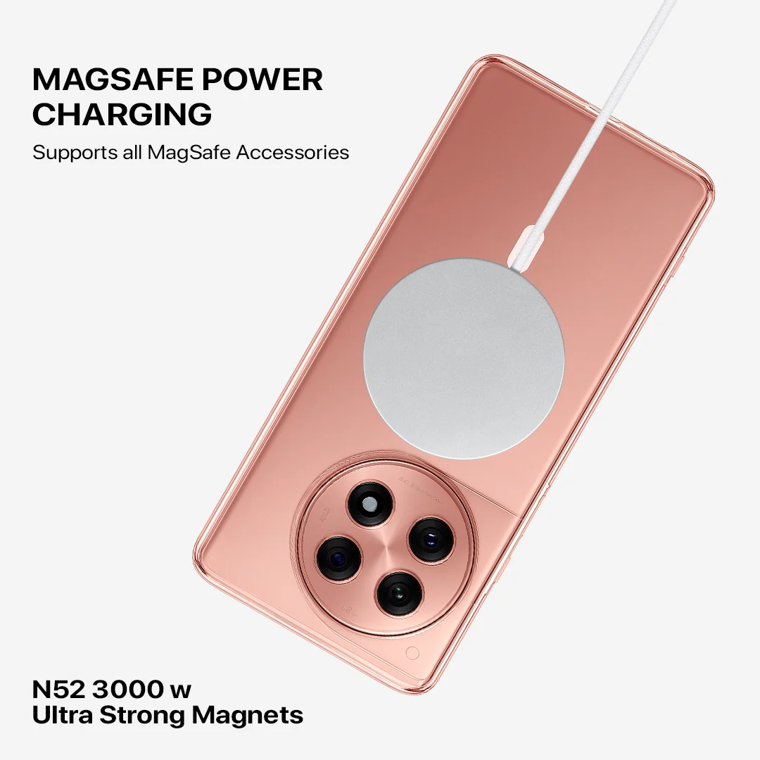Anti Yellow Magsafe Clear Case - One Plus 12 R - Image 4