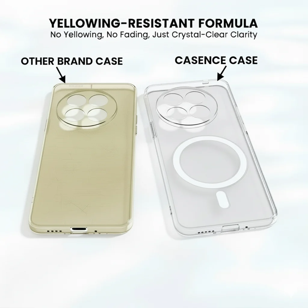Anti Yellow Magsafe Clear Case - One Plus 13 S - Image 6