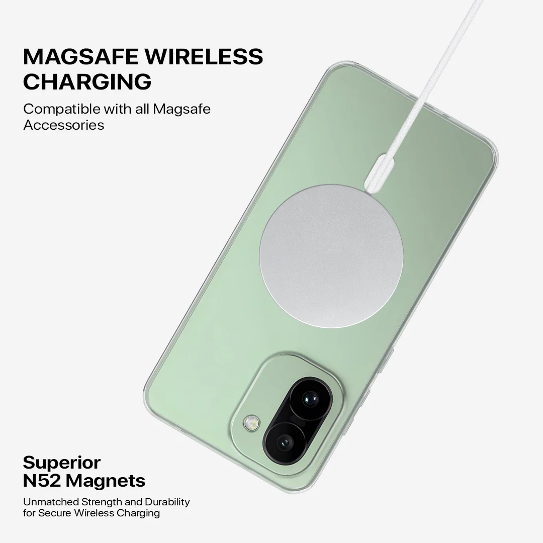 Anti Yellow Magsafe Clear Case - One Plus 15 R - Image 4