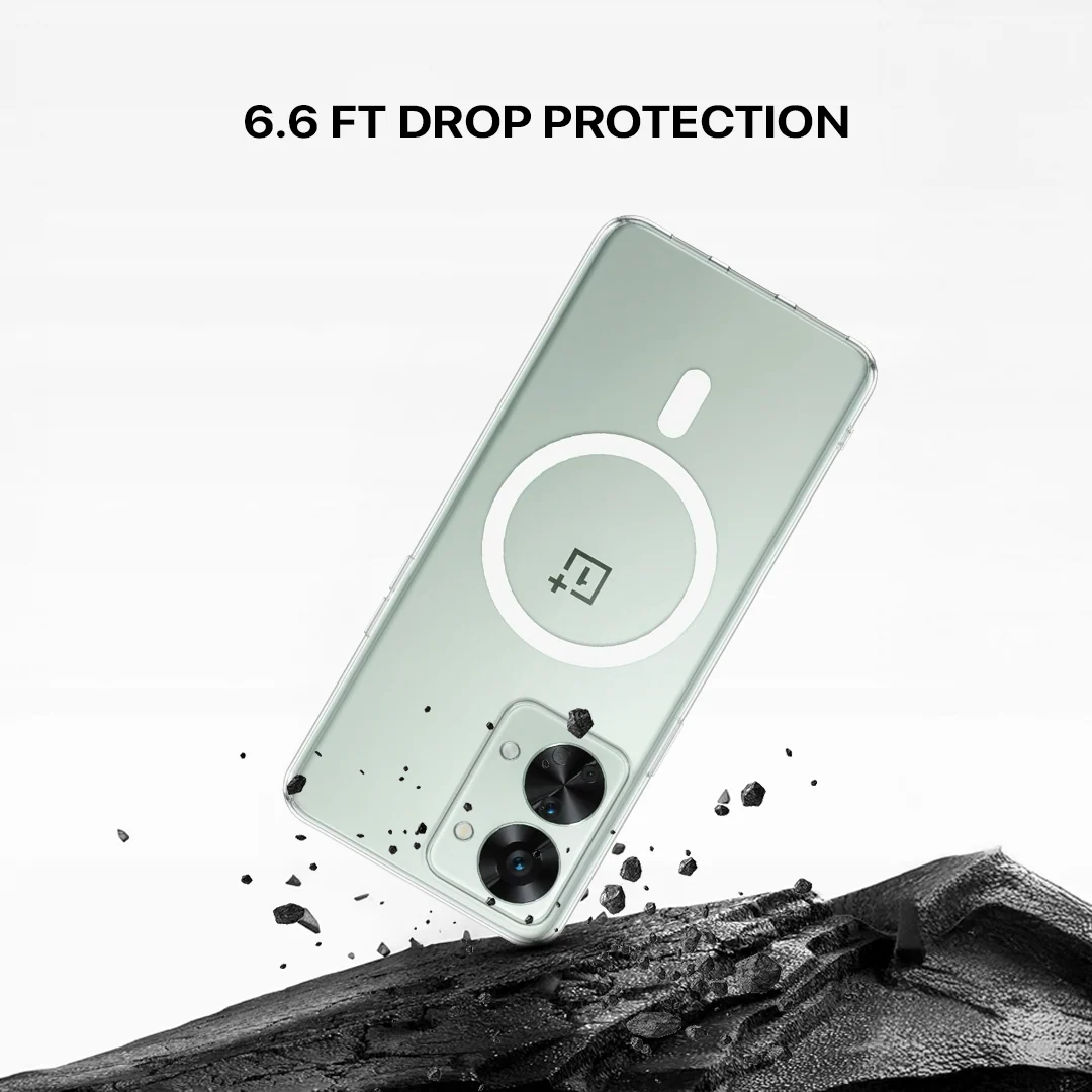 Anti Yellow Magsafe Clear Case - One Plus Nord 2T - Image 5