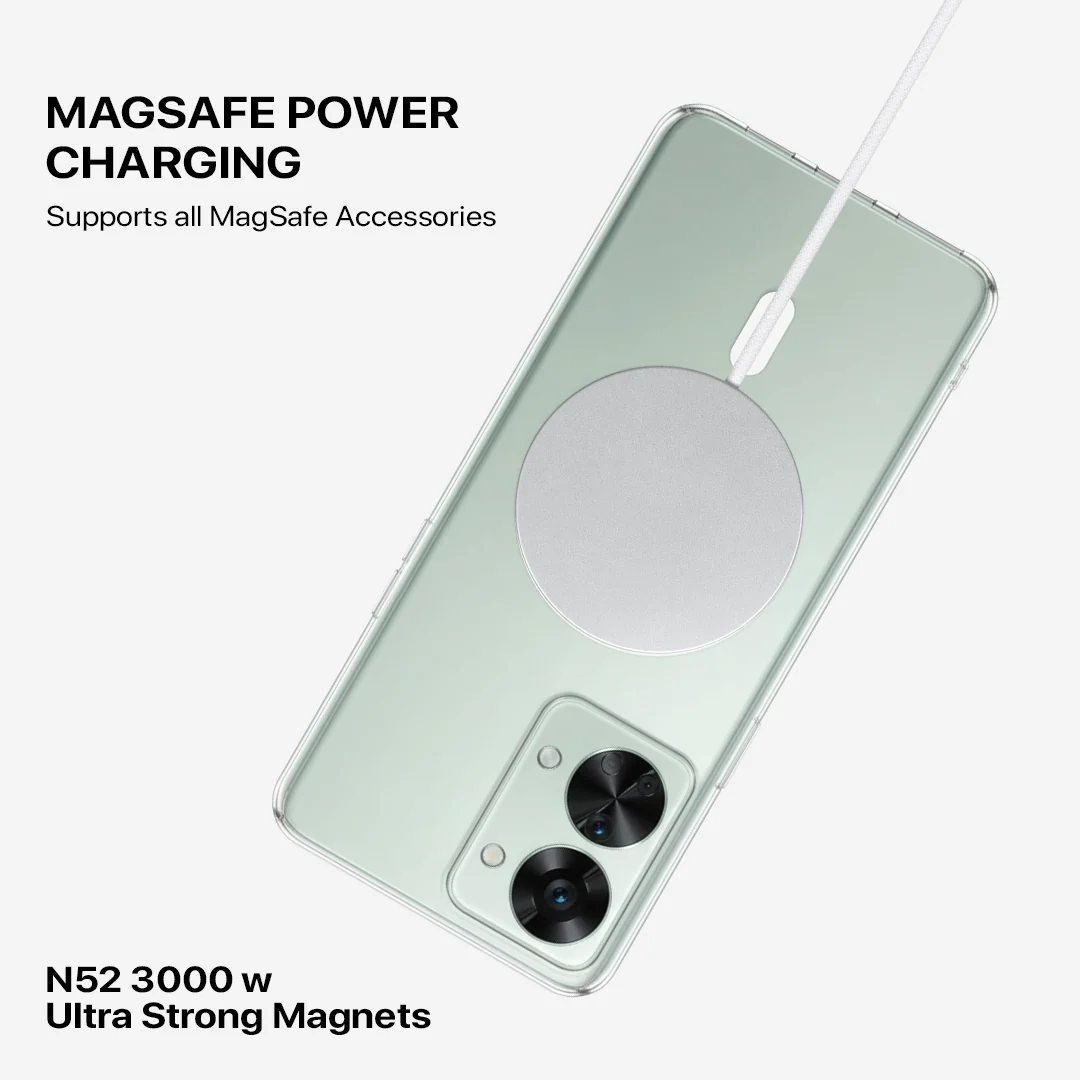 Anti Yellow Magsafe Clear Case - One Plus Nord 3 - Image 4