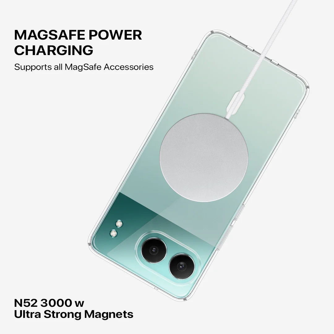 Anti Yellow Magsafe Clear Case - One Plus Nord 4 - Image 4