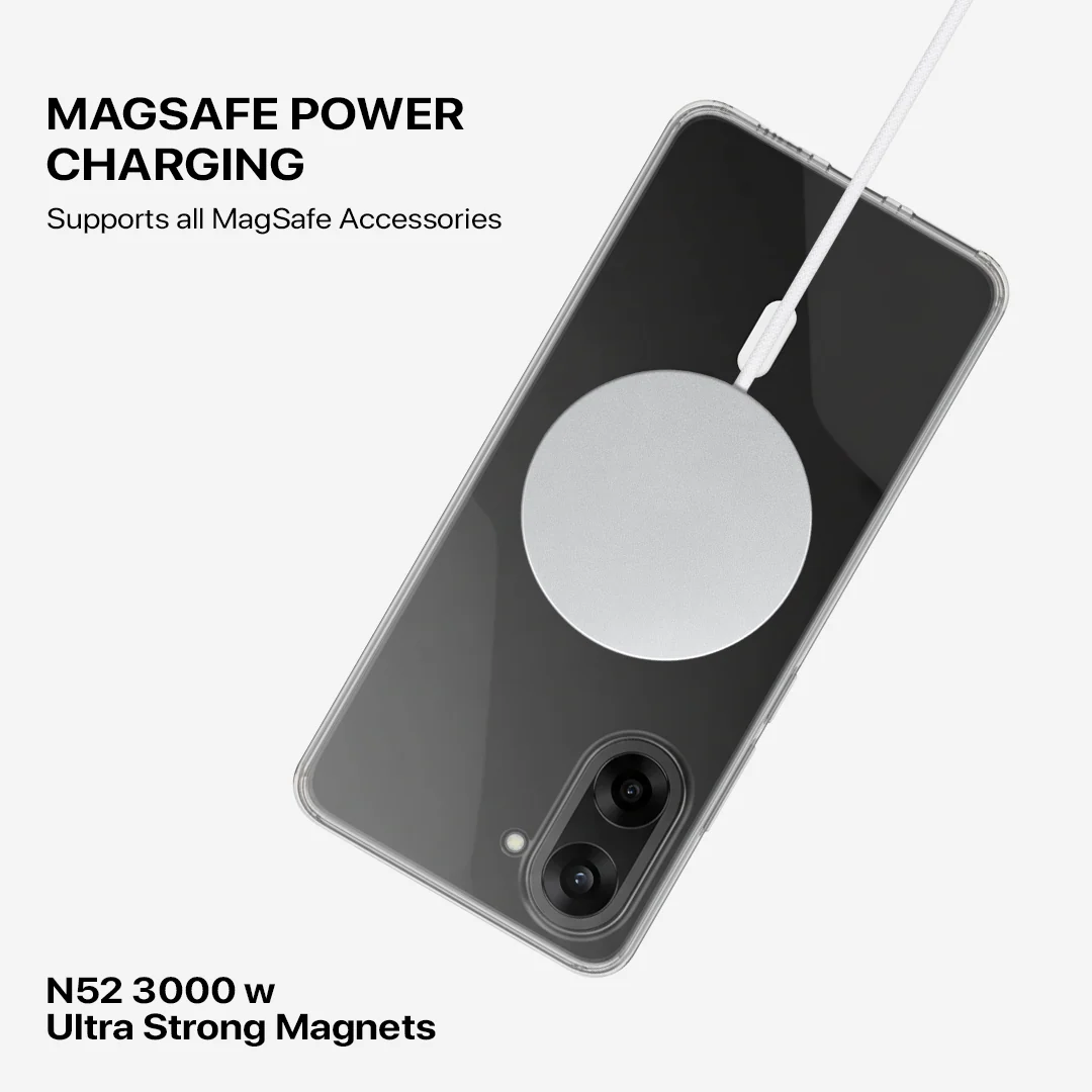 Anti Yellow Magsafe Clear Case - One Plus Nord CE 5 - Image 4