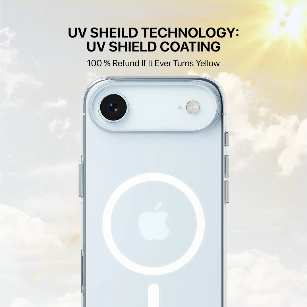 Anti Yellow Magsafe Clear Case - Iphone 17 Air - Image 4