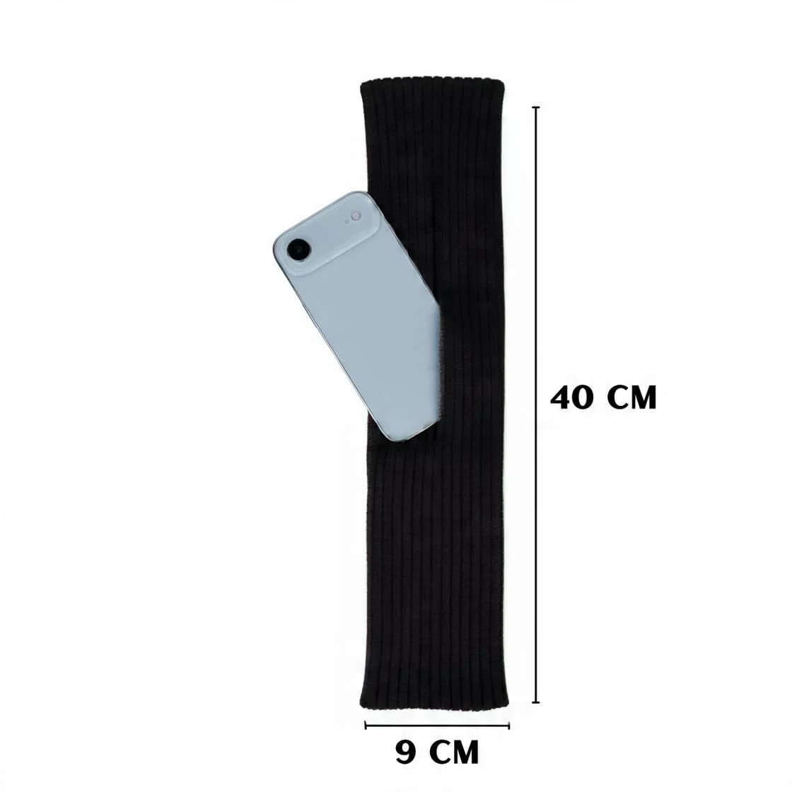Iphone Pocket 3D Knitted ( Black Long-80 CM) - Image 2