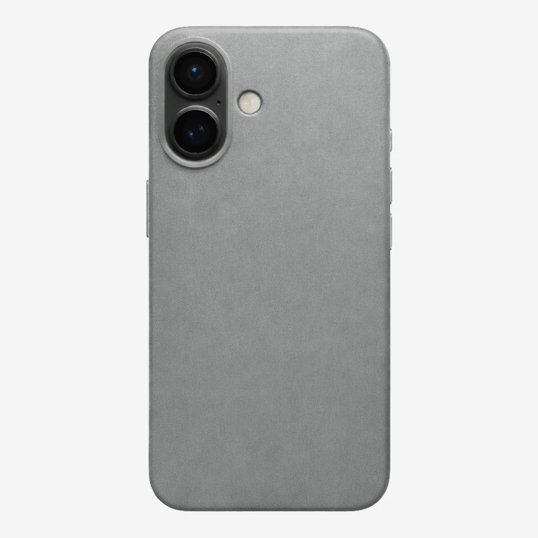 Signature Leather Magsafe Case - Iphone 16 Plus (Graphite Grey)